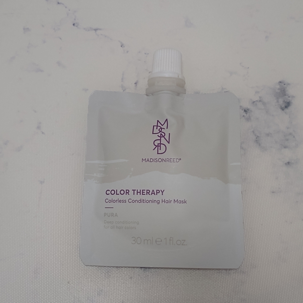 Madison Reed Color Therapy Colorless Conditioning Hair Mask Travel Size 1 oz New